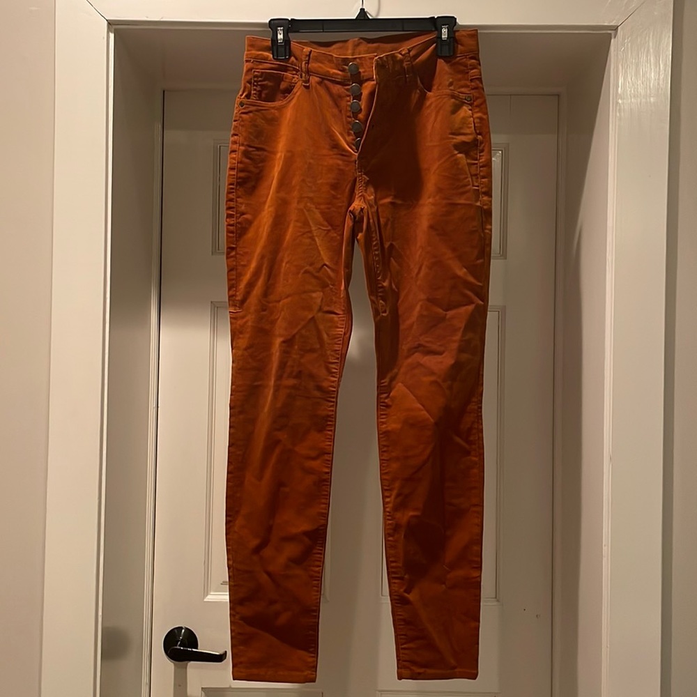 CAbi Soft Corduroy Skinny Jeans Size 6